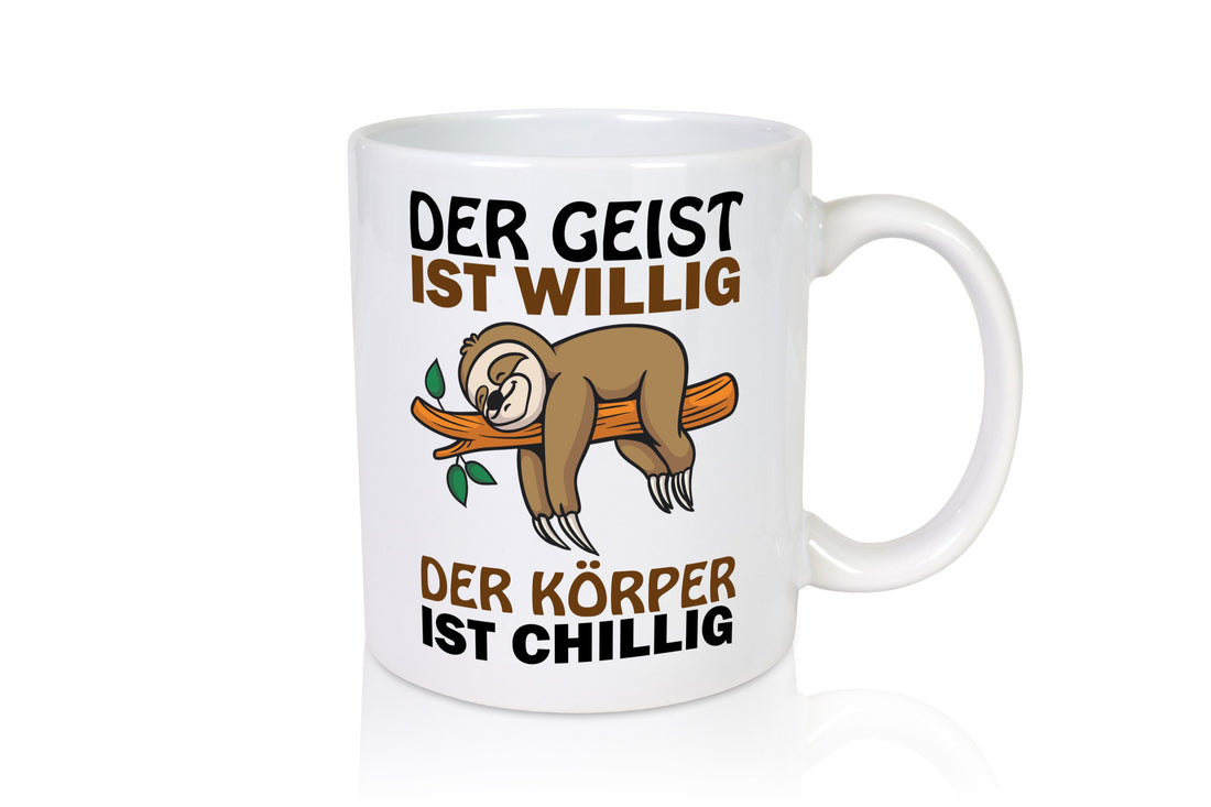 Chilliger Körper Geschenk Humor Geschenkidee lustiger Spruch Tasse