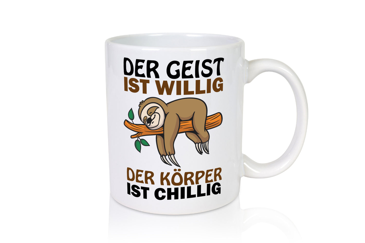 Chilliger Körper Geschenk Humor Geschenkidee lustiger Spruch Tasse
