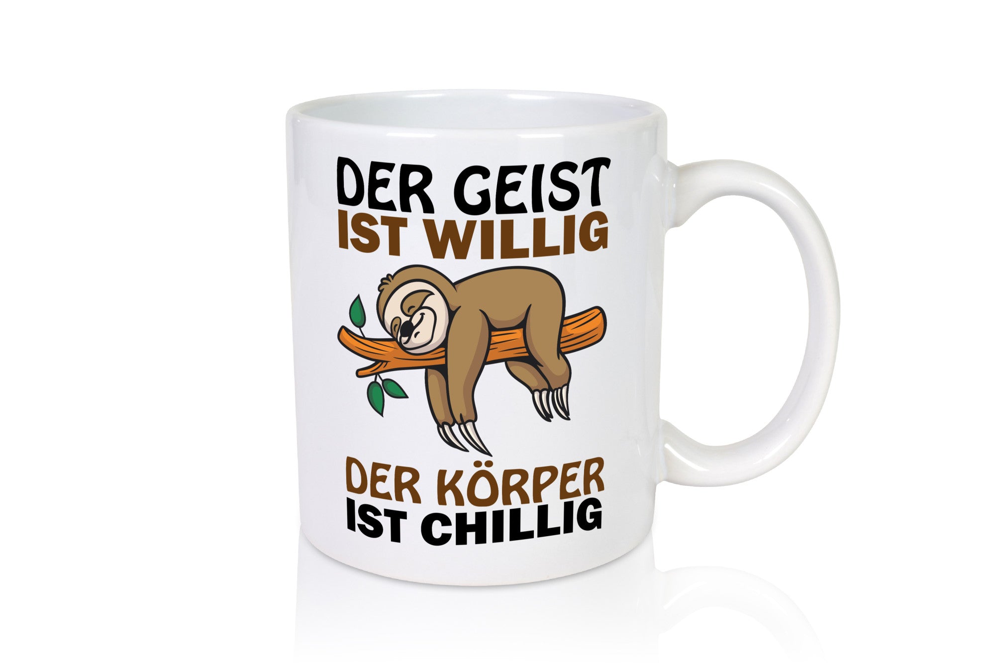 Chilliger Körper Geschenk Humor Geschenkidee lustiger Spruch Tasse