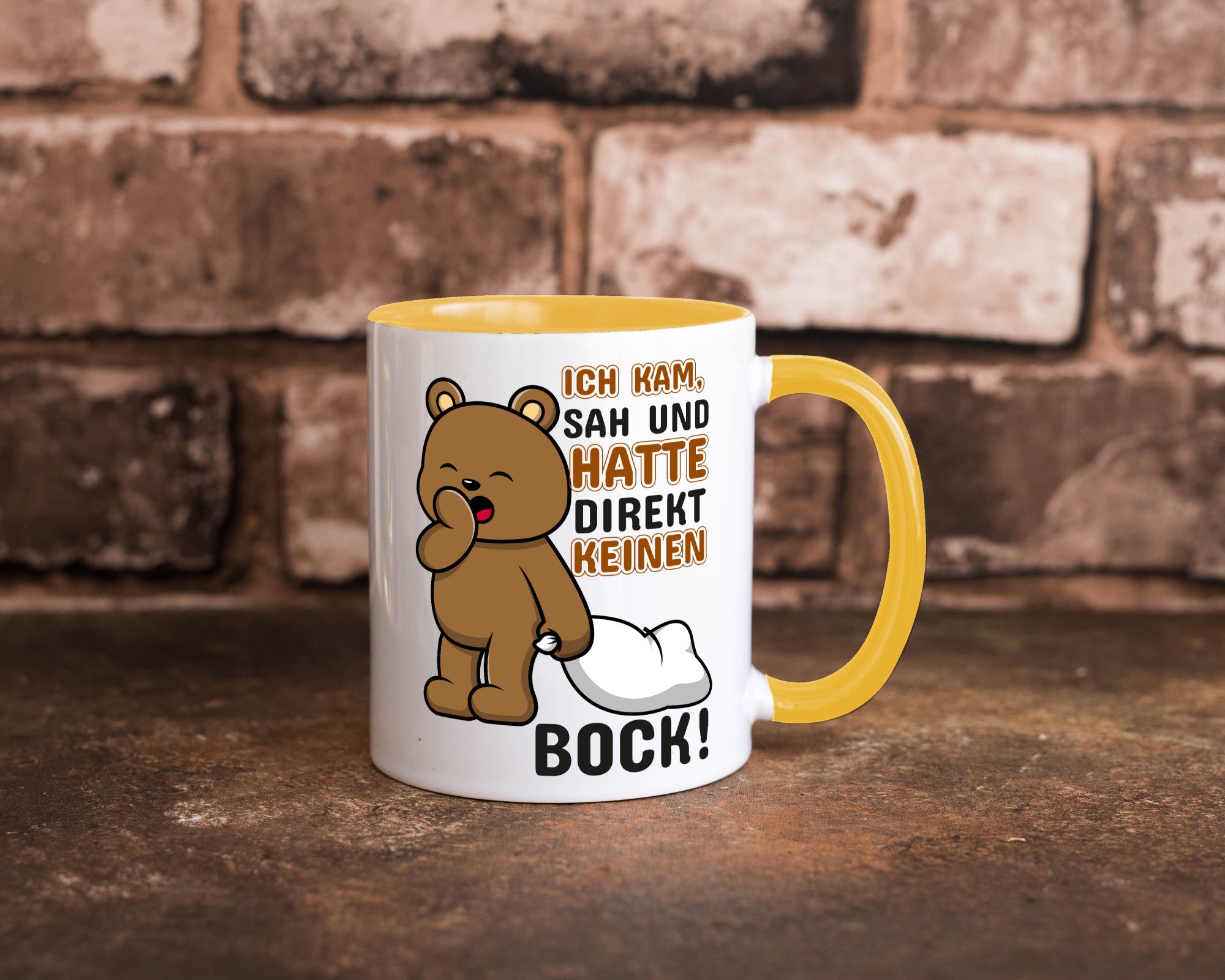 Direkt keinen Bock! | Büro Faultier Morgenmuffel Geschenk Arbeit Kollegen