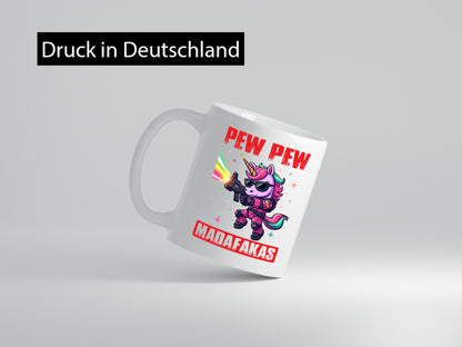 Pew Madafakas vl2 Humor Geschenkidee Tasse