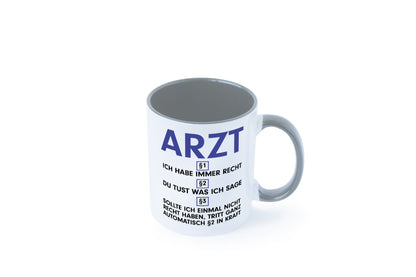 Ich habe immer Recht Arzt | Medizin Doktor Facharzt v2 Humor Geschenkidee Tasse