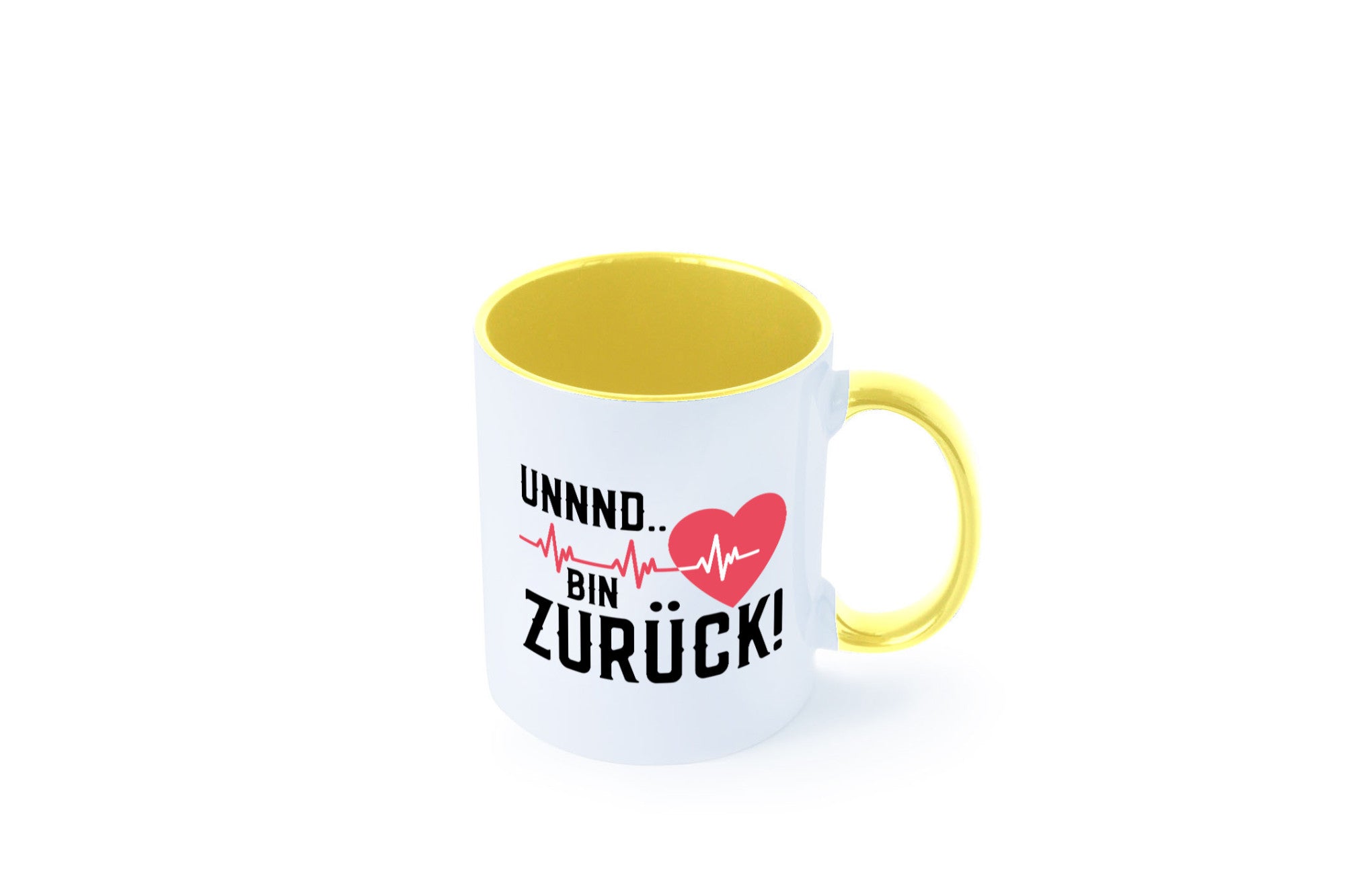 Bin zurück | Herzschlag Reanimation Puls Arzt Klinik Geschenk Humor