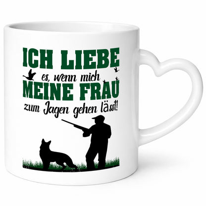 Ich liebe es wenn meine Frau mich Jagen lässt | Jäger Geschenk Humor