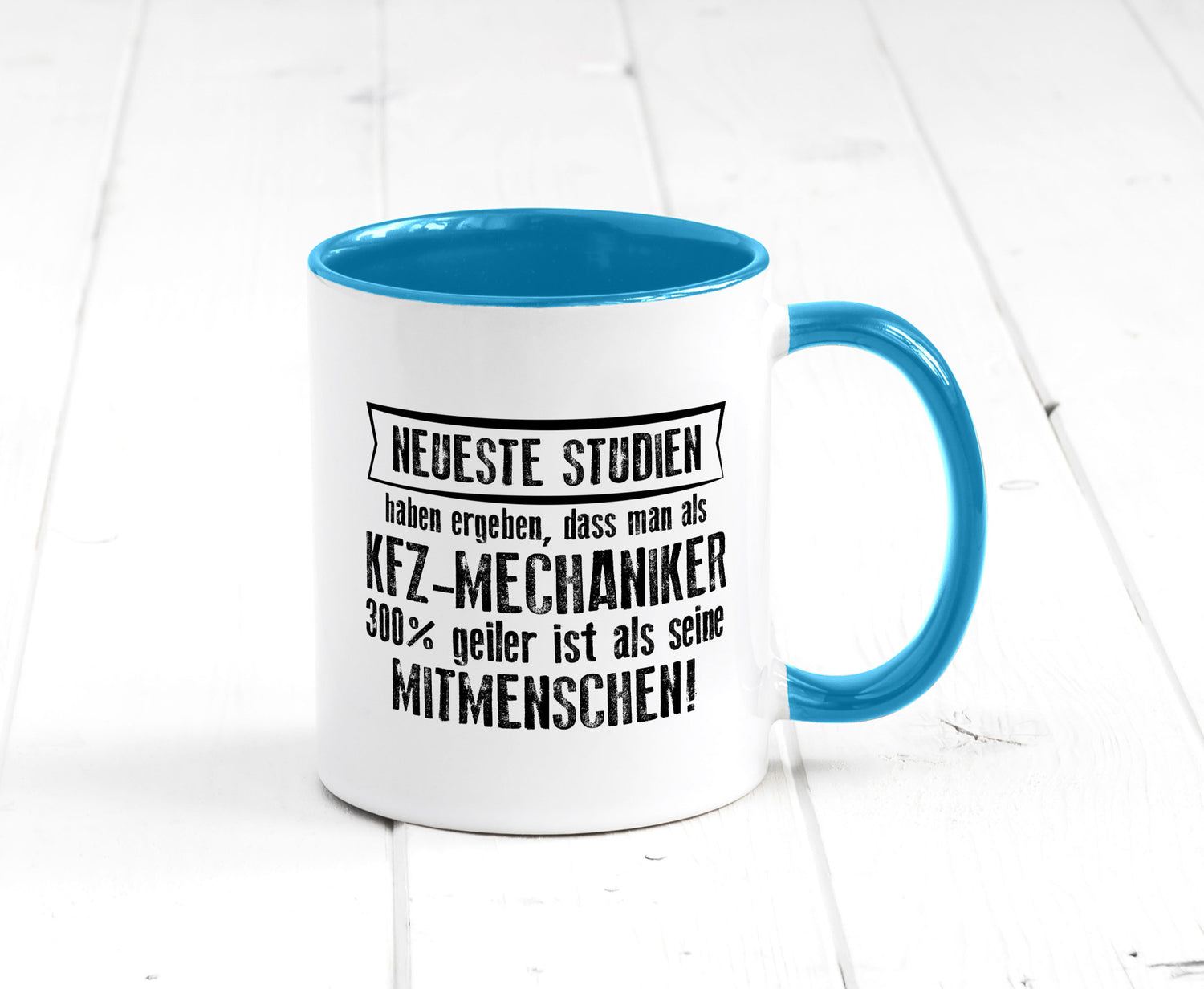 Neuste Studien: KFZ-Mechaniker | Werkstatt Mechaniker Geschenkidee Humor Tasse