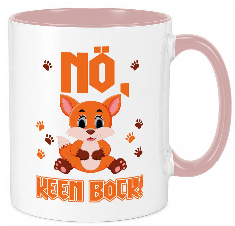 Nö, keen Bock Humor Geschenkidee Tasse