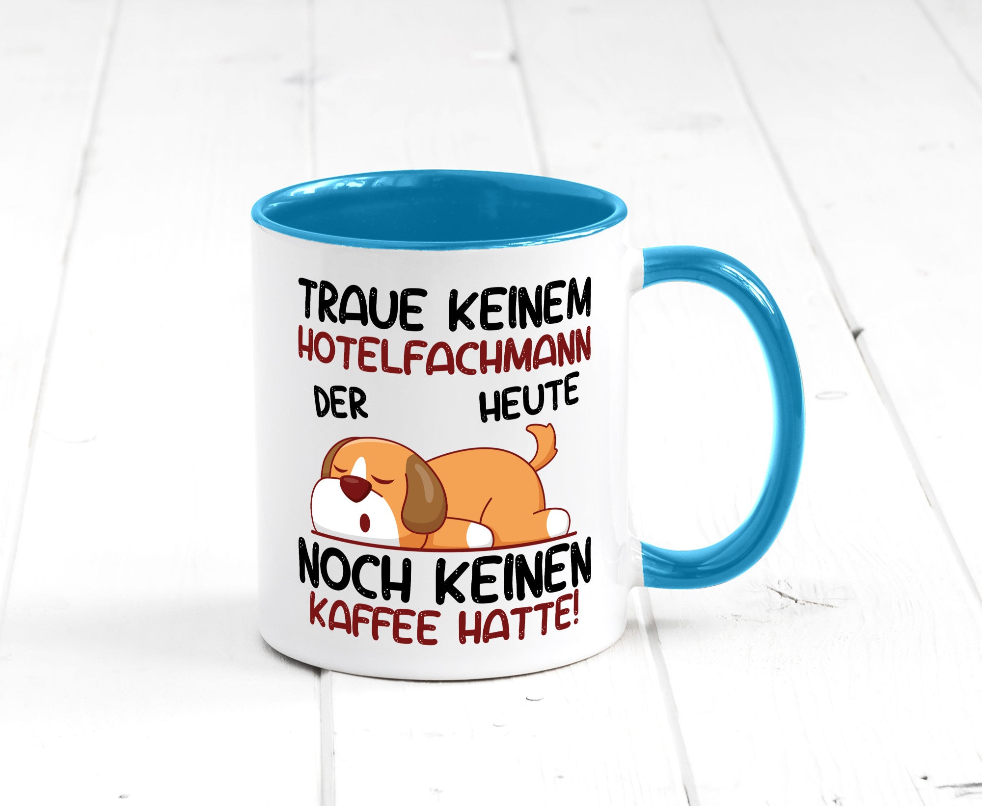Traue keinem Hotelfachmann |Hotel lustig Humor Geschenkidee Geschenk Tasse