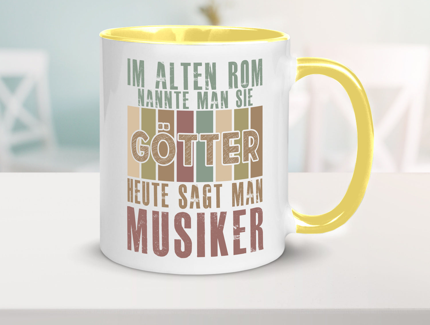 Heute sagt man: Musiker | Musik Musikant Humor Geschenkidee Tasse