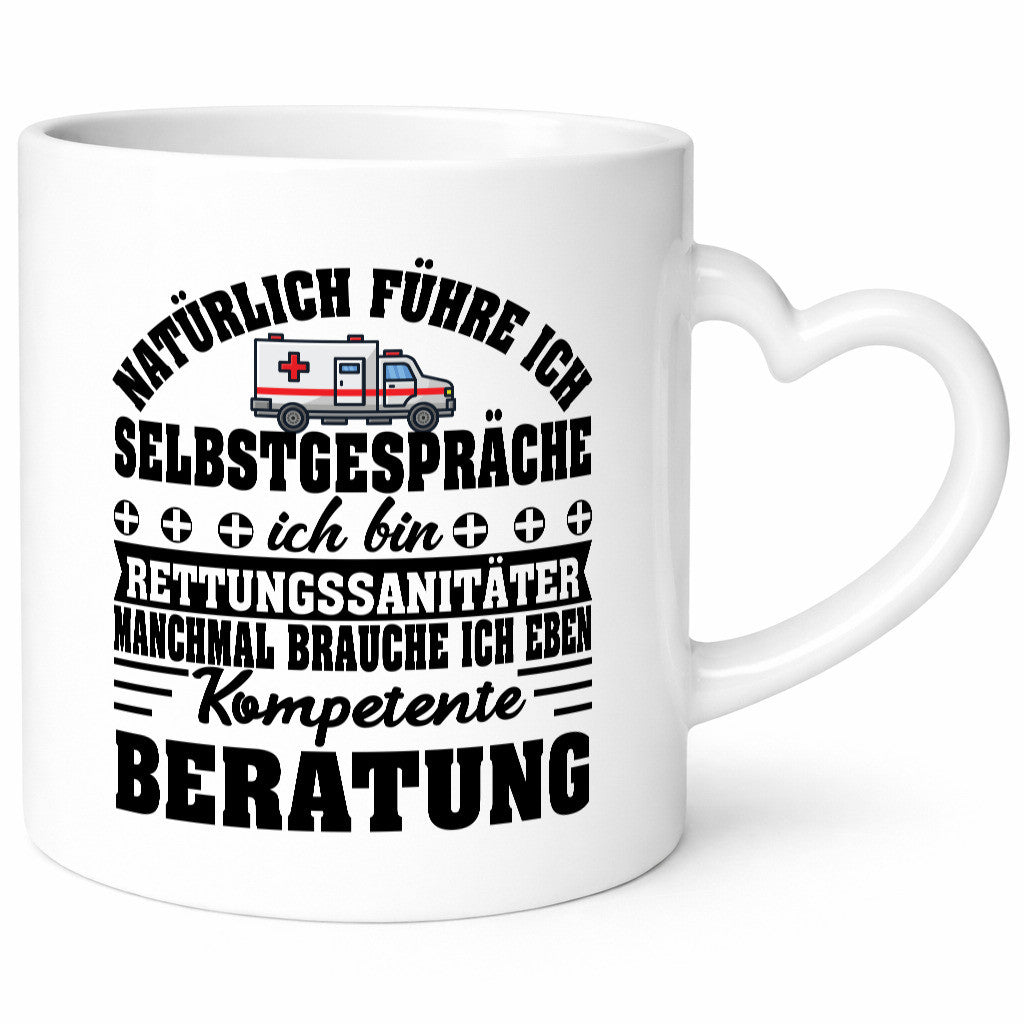 Rettungssanitäter selbstgespräche | Kompetente beratung Humor Geschenkidee Tasse