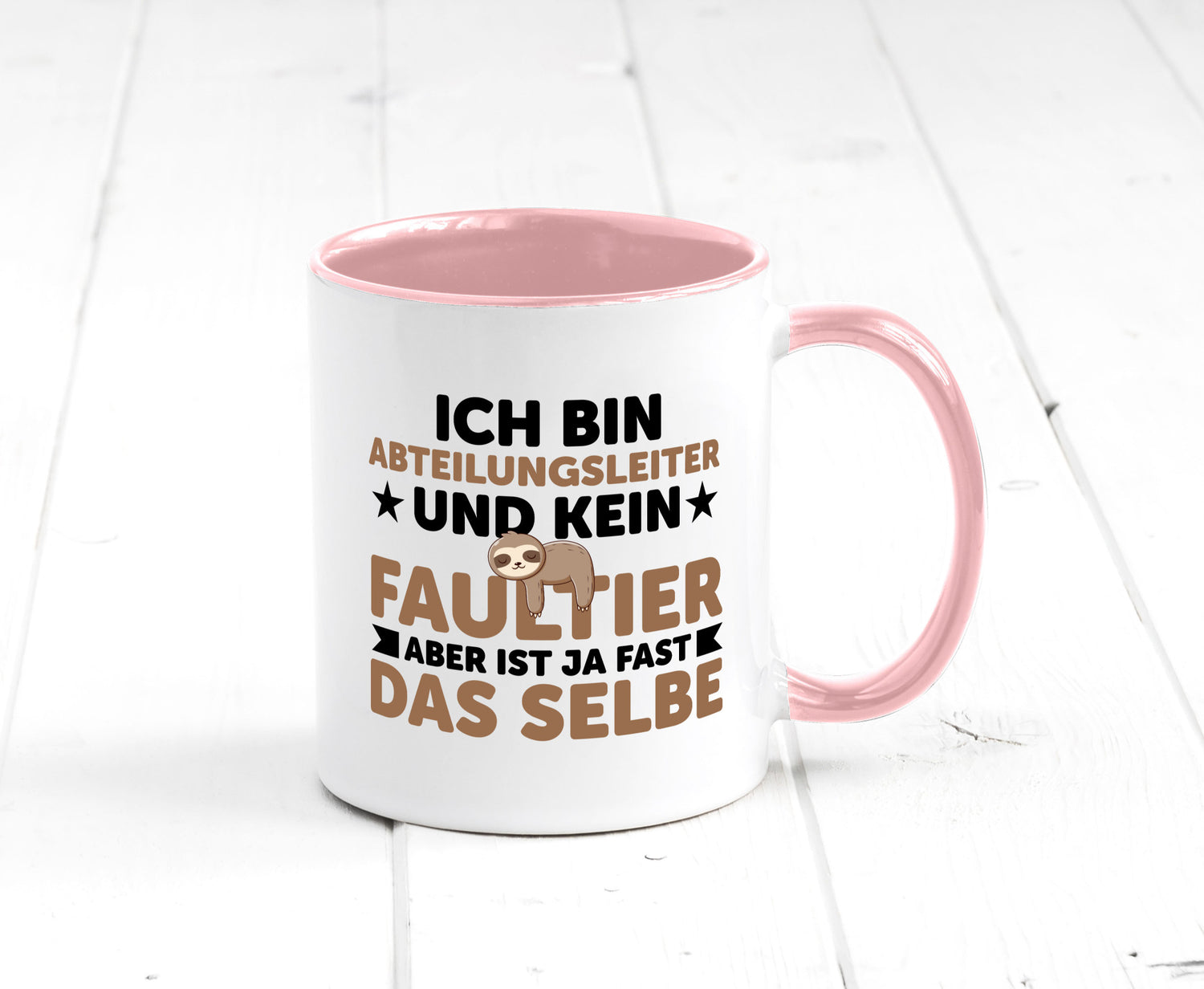 Ich bin kein Faultier: Abteilungsleiter| Führungskraft lustiger Spruch Geschenk