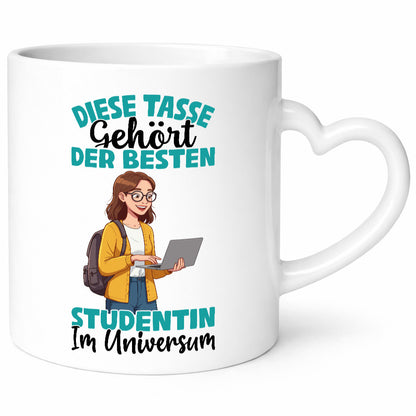 Im Universum: Studentin | Uni Studium Universität Geschenk Humor Geschenkidee