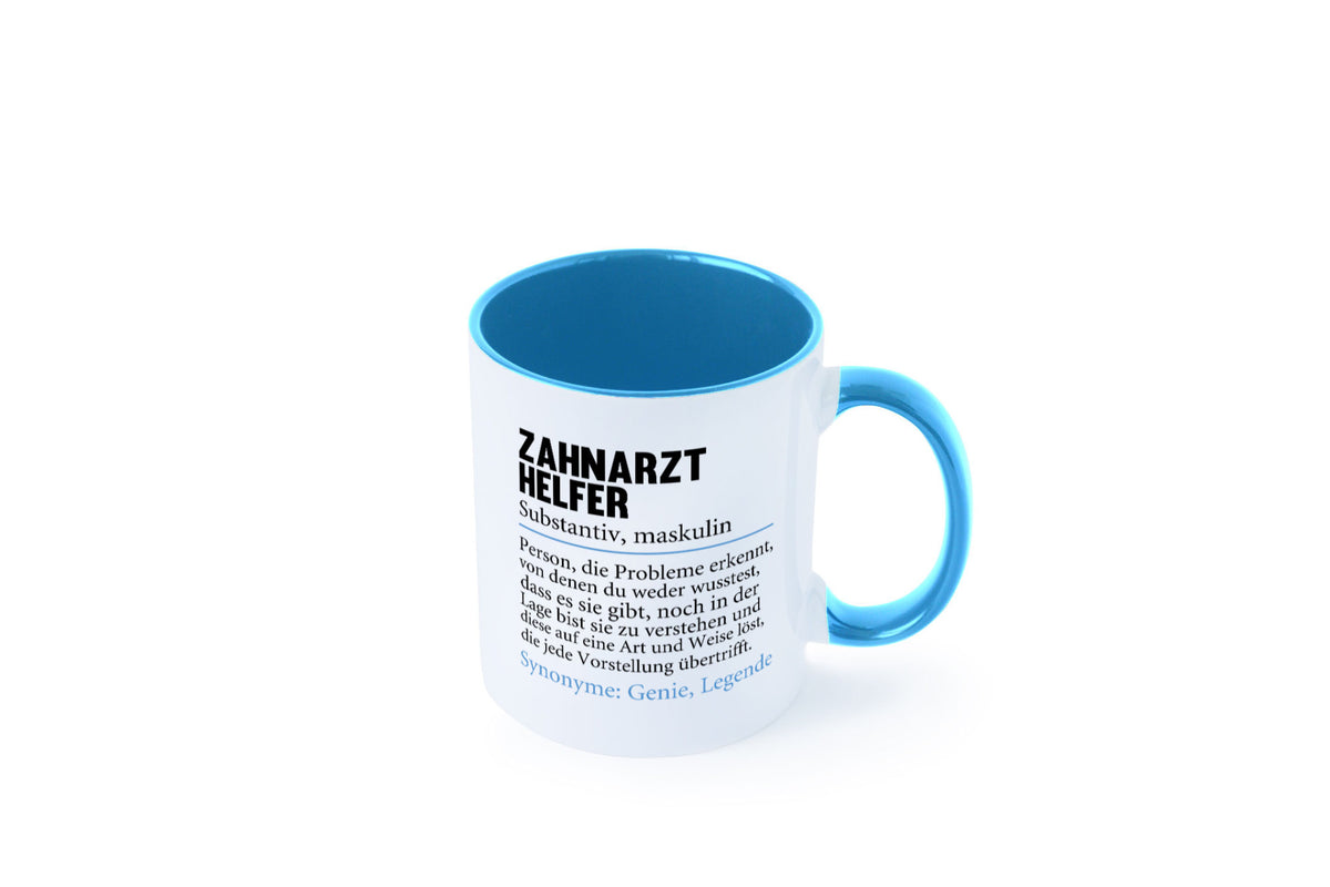 Zahnarzthelfer | Spruch Humor Zahnmedizin Geschenkidee Tasse