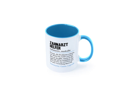 Zahnarzthelfer | Spruch Humor Zahnmedizin Geschenkidee Tasse