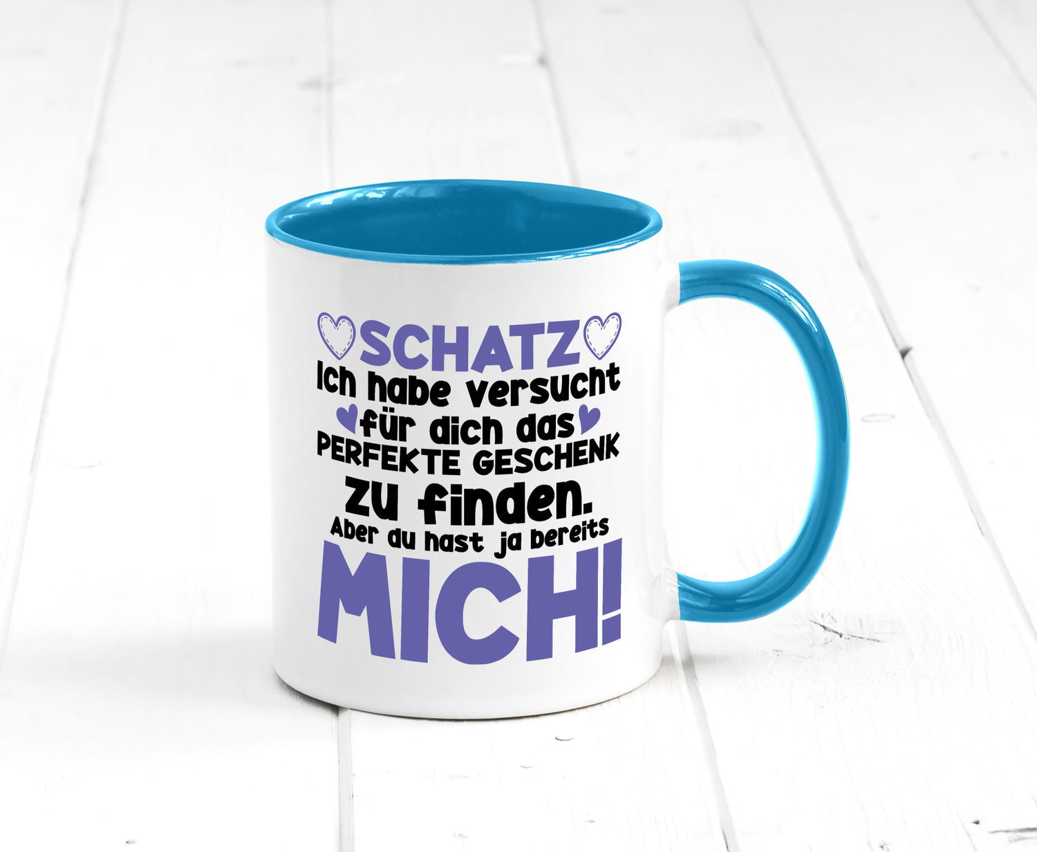 Schatz | Liebe Valentinstag Freund Freundin Herz Geschenkidee Humor Tasse