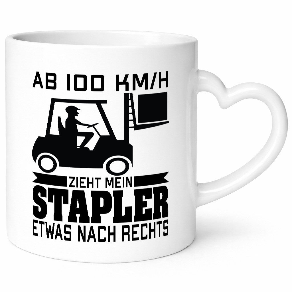Mein Stapler zieht nach rechts | Staplerfahrer lustiger Spruch Geschenk Humor