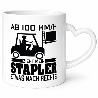 Mein Stapler zieht nach rechts | Staplerfahrer lustiger Spruch Geschenk Humor