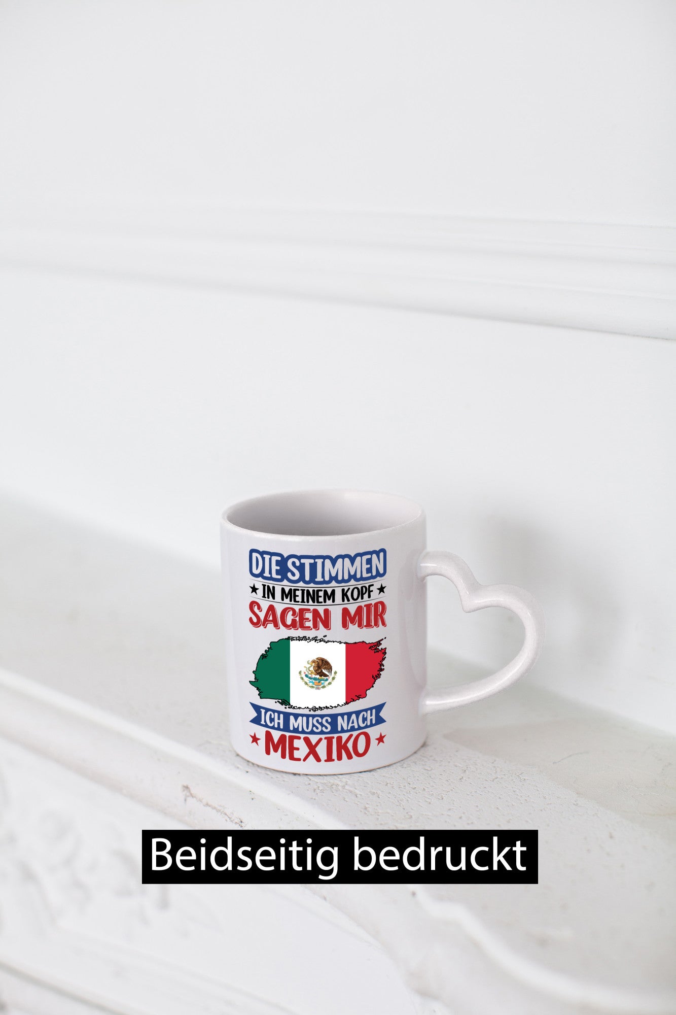 Mexiko | Urlaub Stimmen in meinem Kopf Traumland Geschenkidee Humor Tasse