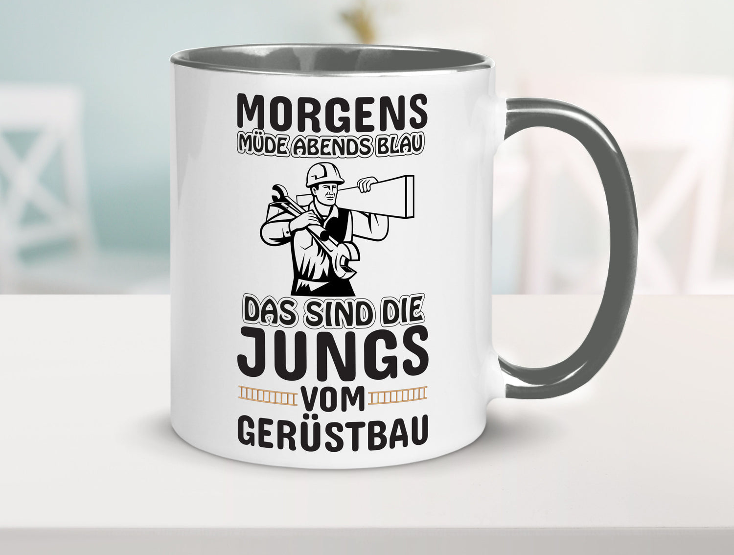 Jungs vom Gerüstbau | Gerüstbauer Tasse Baustelle Geschenk Humor Geschenkidee