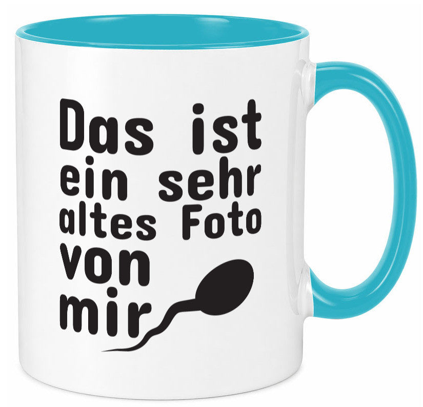 Sehr altes Foto von mir | lustige Tasse Männer Humor Geschenk Geschenkidee