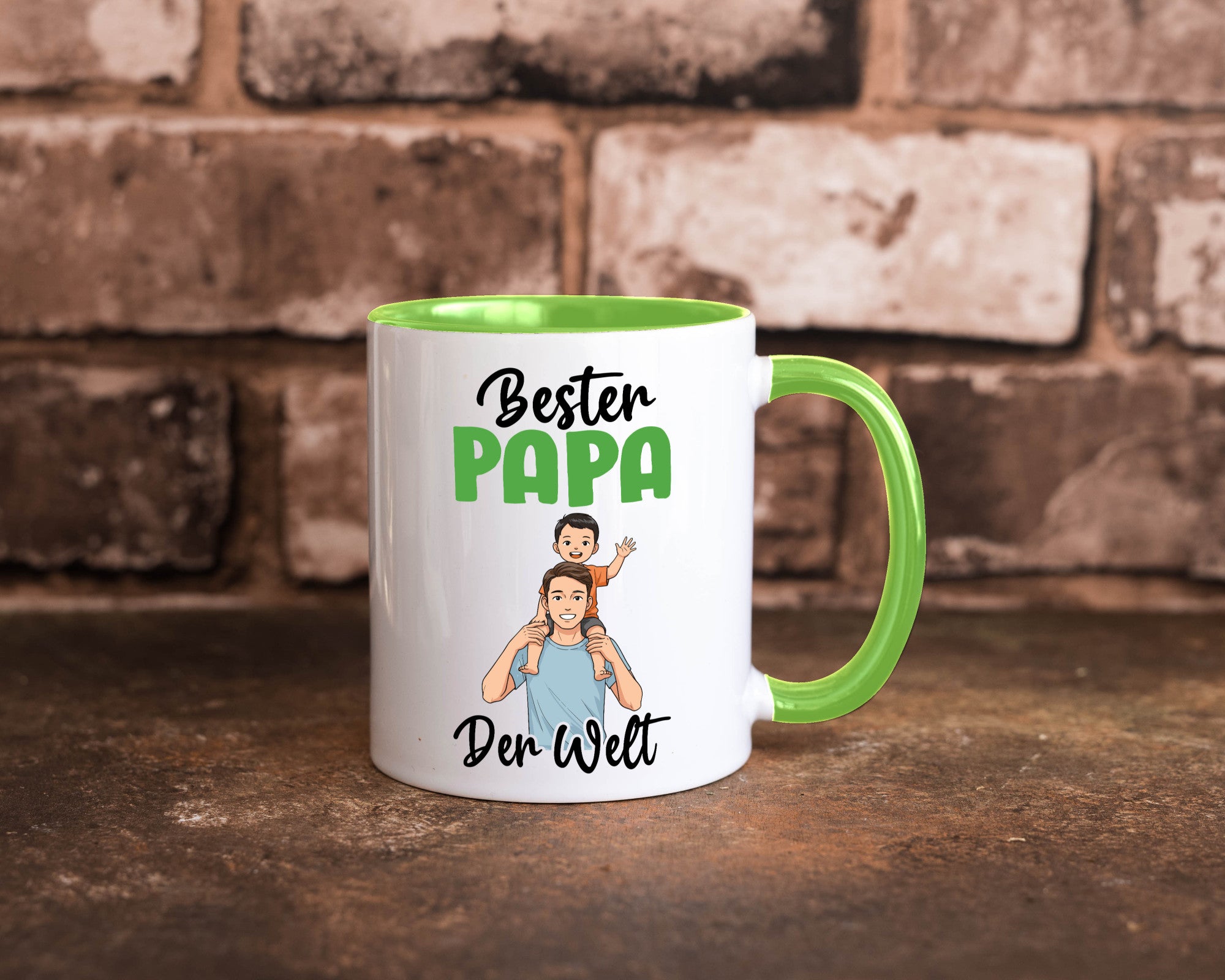 Bester Papa | Vatertag Daddy Familie lustiger Spruch Geschenk Geschenkidee Tasse
