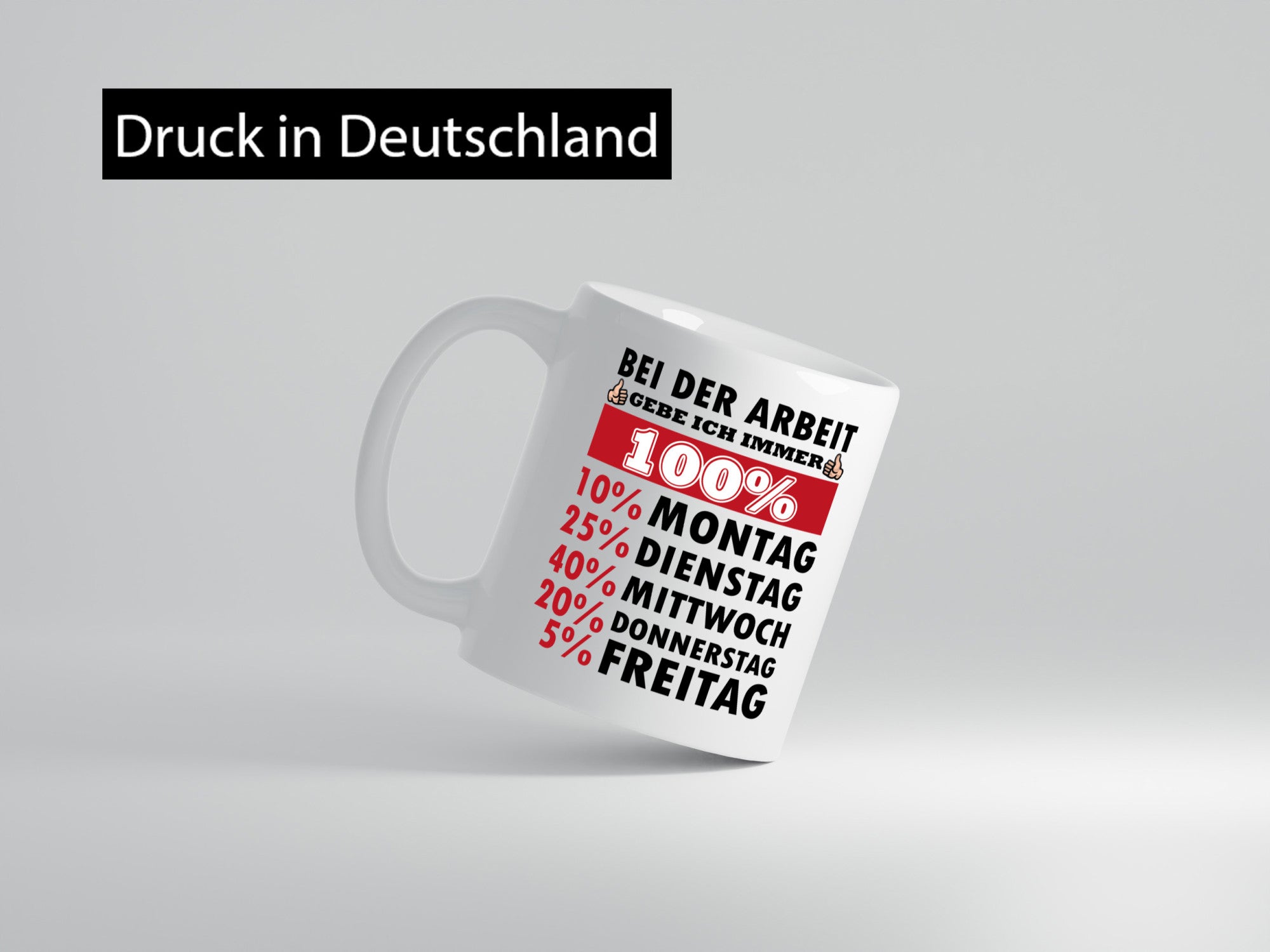 Ich gebe immer alles Geschenk Humor Geschenkidee lustiger Spruch Tasse
