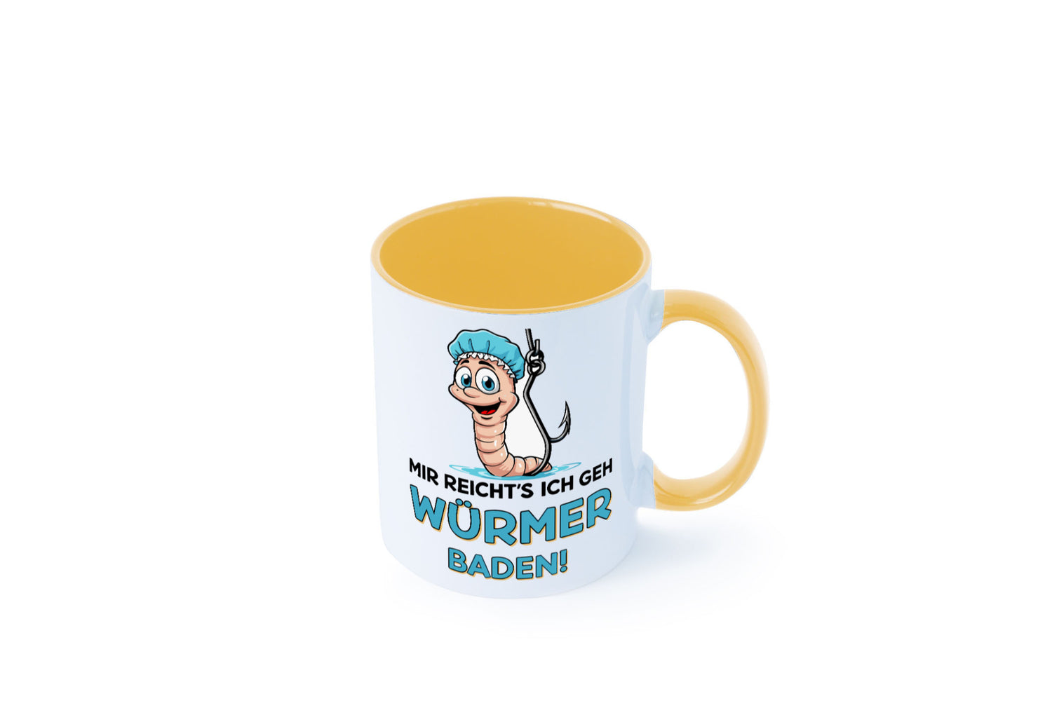 Mir reichts ich geh Würmer Baden | Angler Angeln Geschenk Humor Geschenkidee