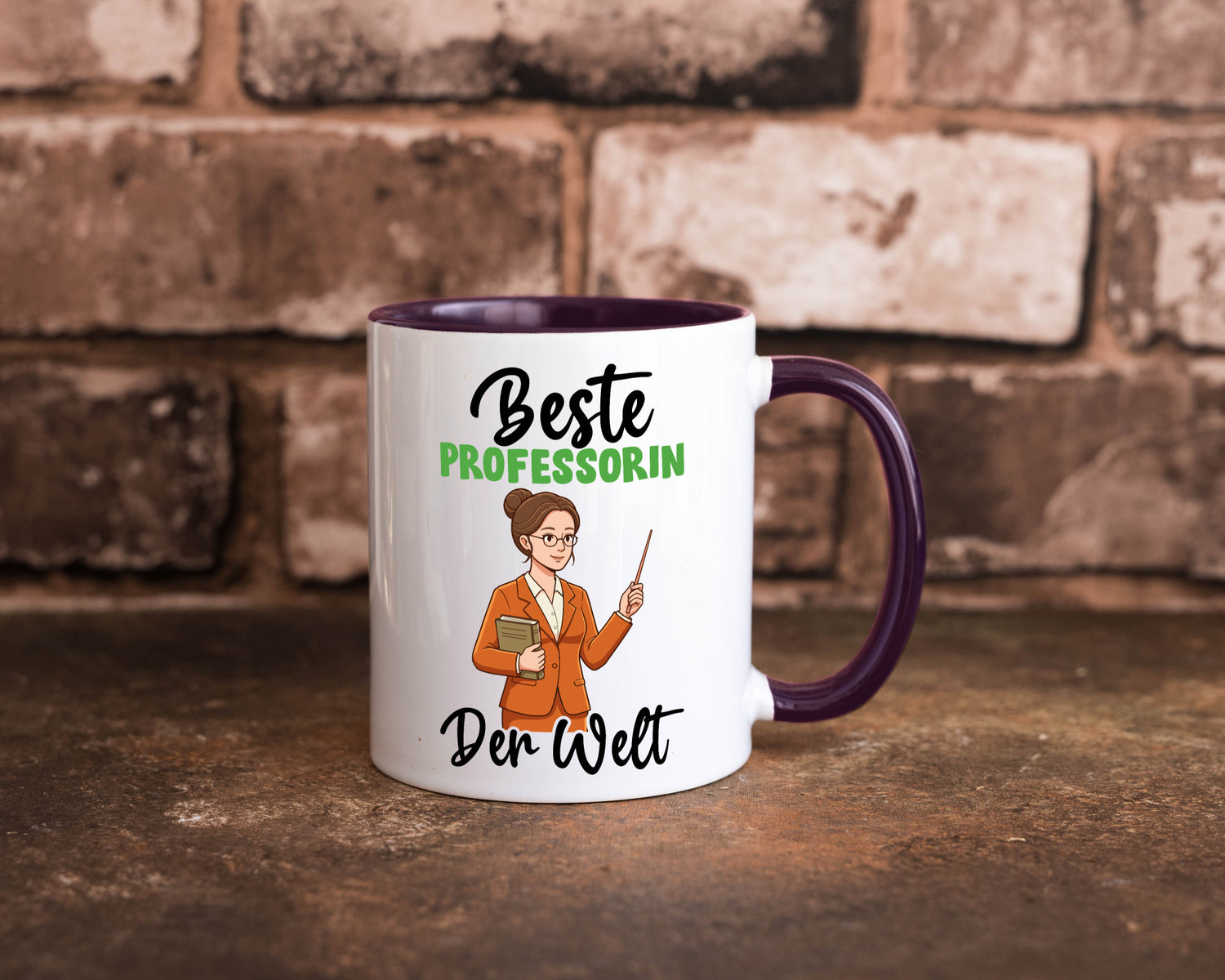 Beste Professorin | Uni Universität v2 Humor Geschenkidee Tasse