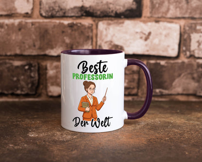 Beste Professorin | Uni Universität v2 Humor Geschenkidee Tasse
