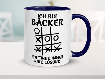 Ich bin Bäcker finde immer eine Lösung | Meister lustig Humor Geschenkidee