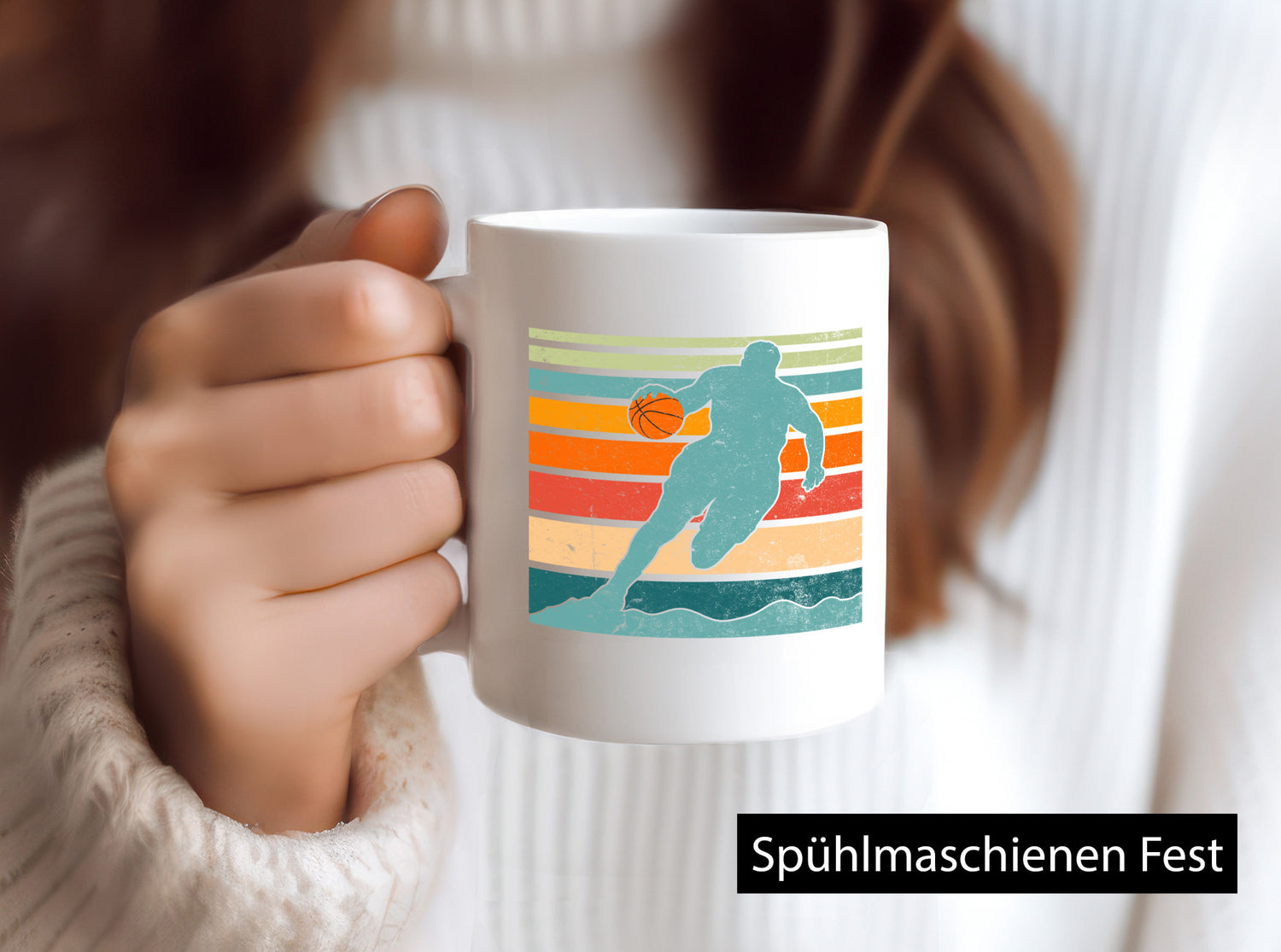 Baskeball | Baskeballspieler Baskeballfan v2 Geschenkidee Humor Tasse