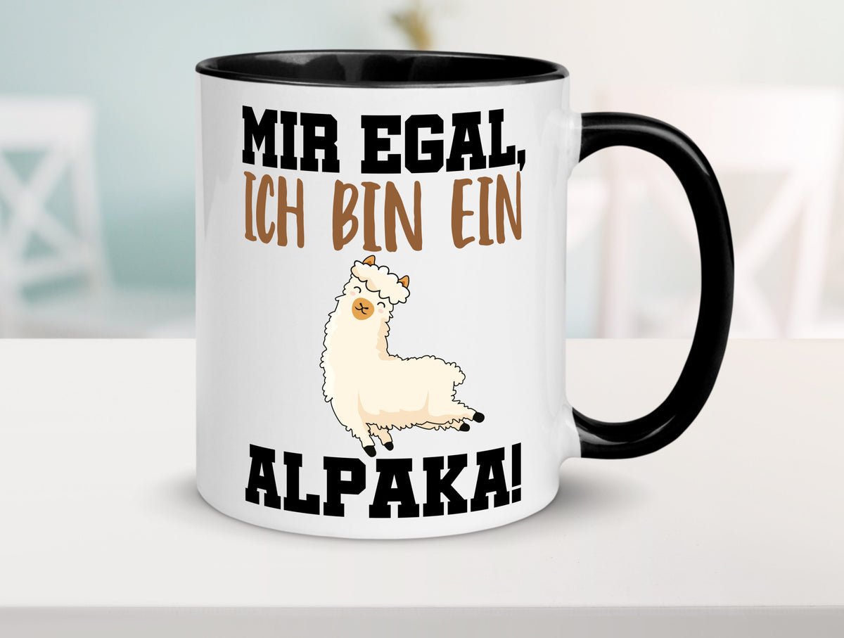 Ich bin ein Alpaka! Geschenk Humor Geschenkidee lustiger Spruch Tasse