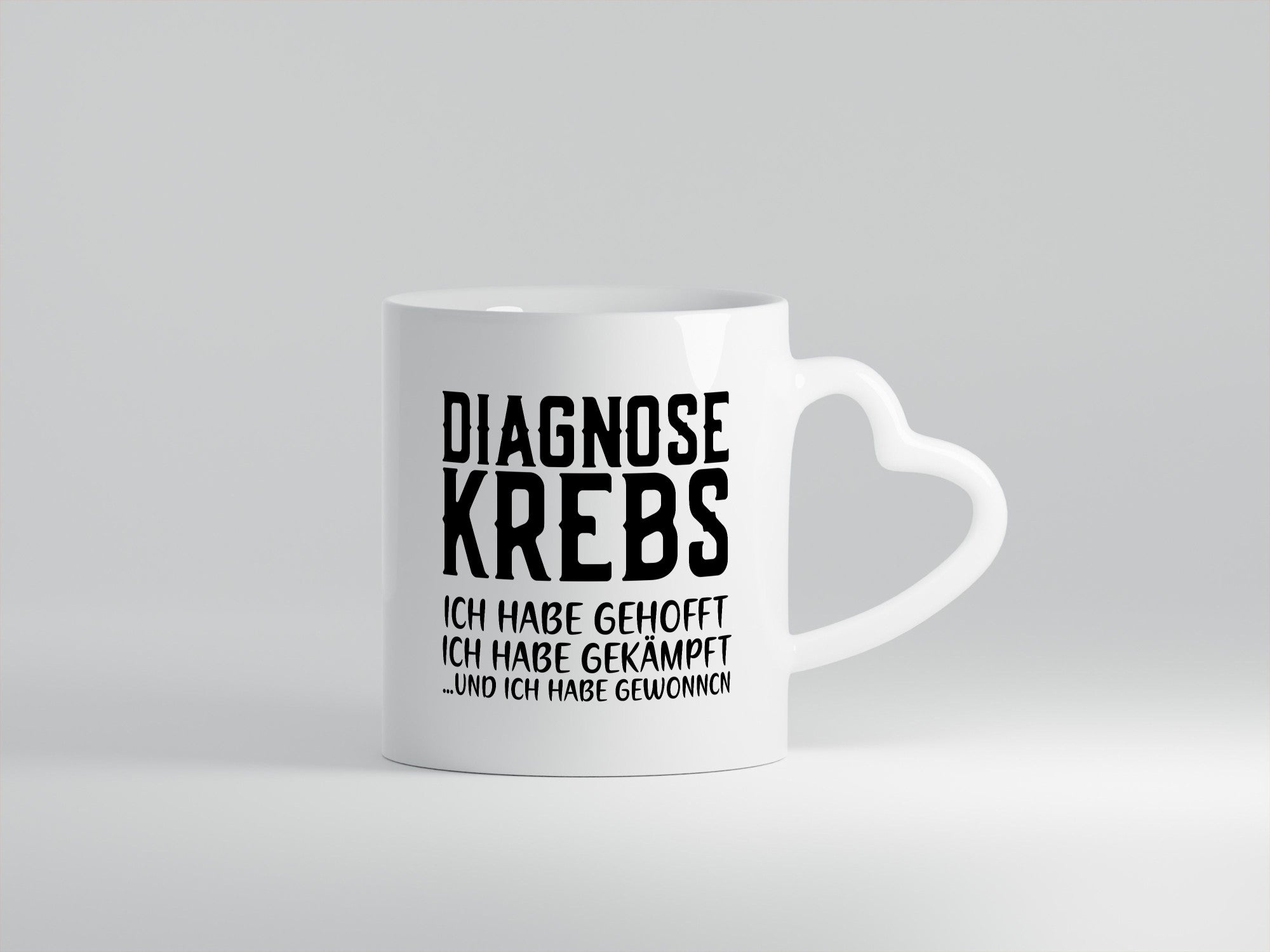 Diagnose Krebs | Hoffnung Kämpfer Heilung Genesung Geschenkidee Humor Tasse