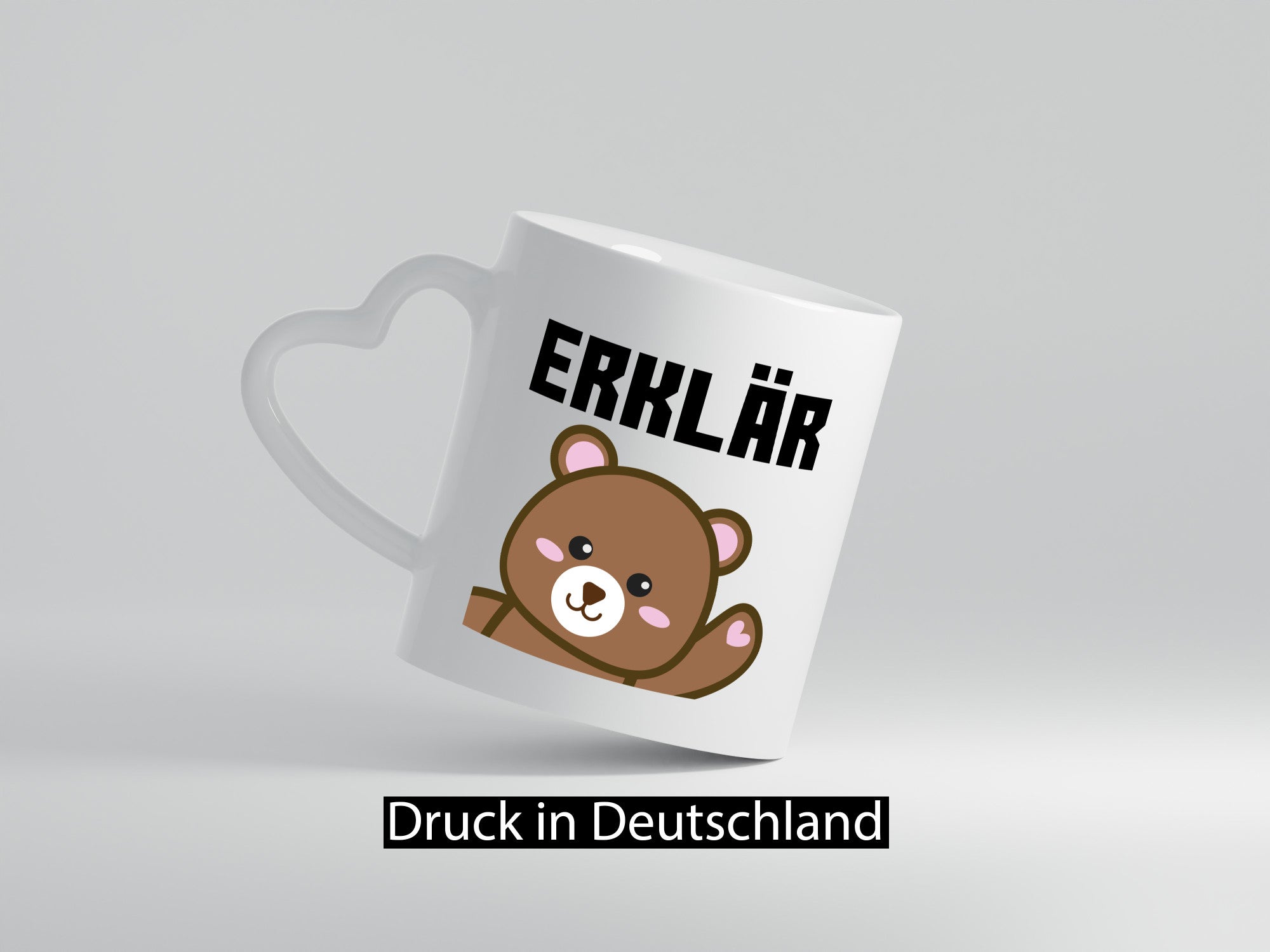 Erklär Bär | süße Tasse lustiger Spruch Lehrer Geschenk Humor Geschenkidee
