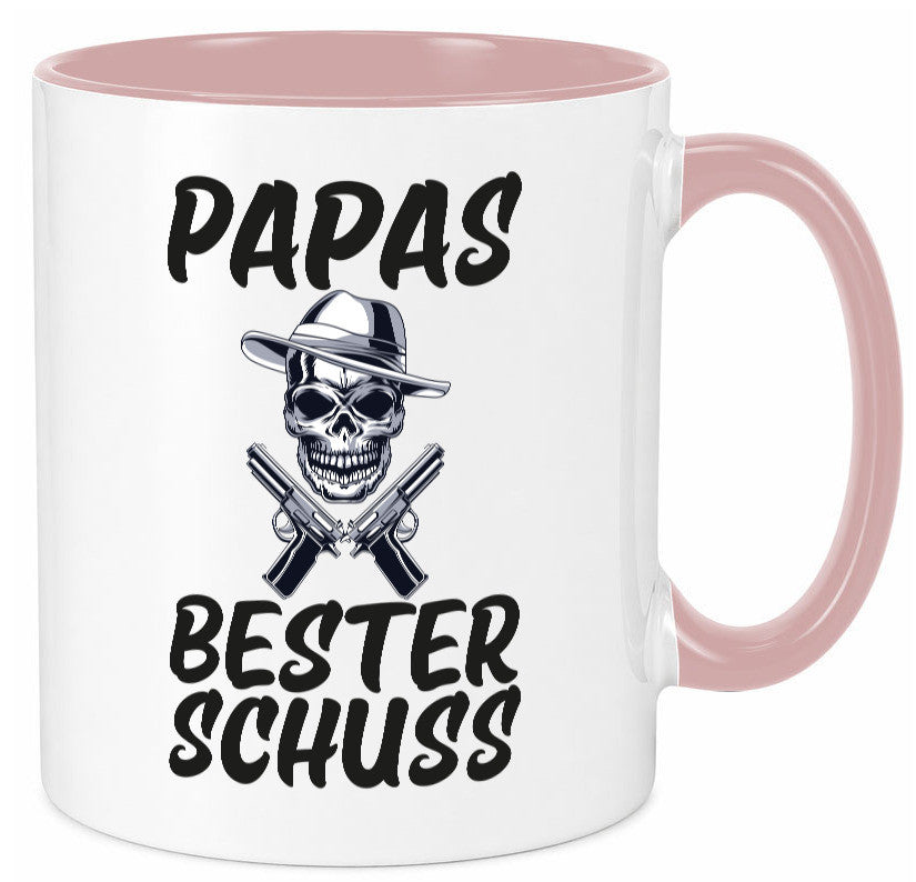 Papas bester schuss | Vatertag Papa der Welt Humor Familie Geschenkidee Tasse