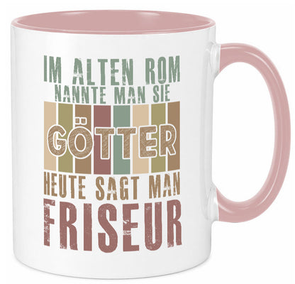 Heute sagt man: Friseur | Frisör Geschenkidee Humor Tasse