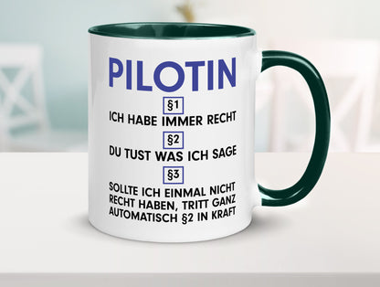 Ich habe immer Recht Pilotin | Definition Piloten v2 lustiger Spruch Geschenk