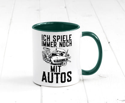 Spiele noch mit Autos | Werkstatt Werkzeug Mechaniker lustiger Spruch Geschenk