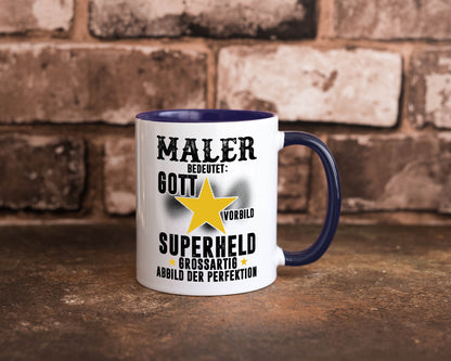 Bedeutung von Maler | Malerei Humor Geschenkidee Tasse