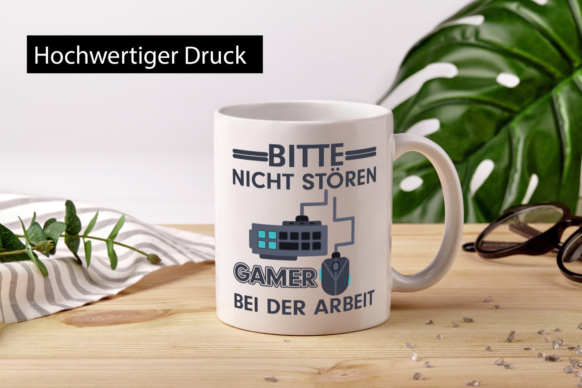 Gamer bei der Arbeit | Gaming Tasse Teenager Spruch Humor Kollegen Büro
