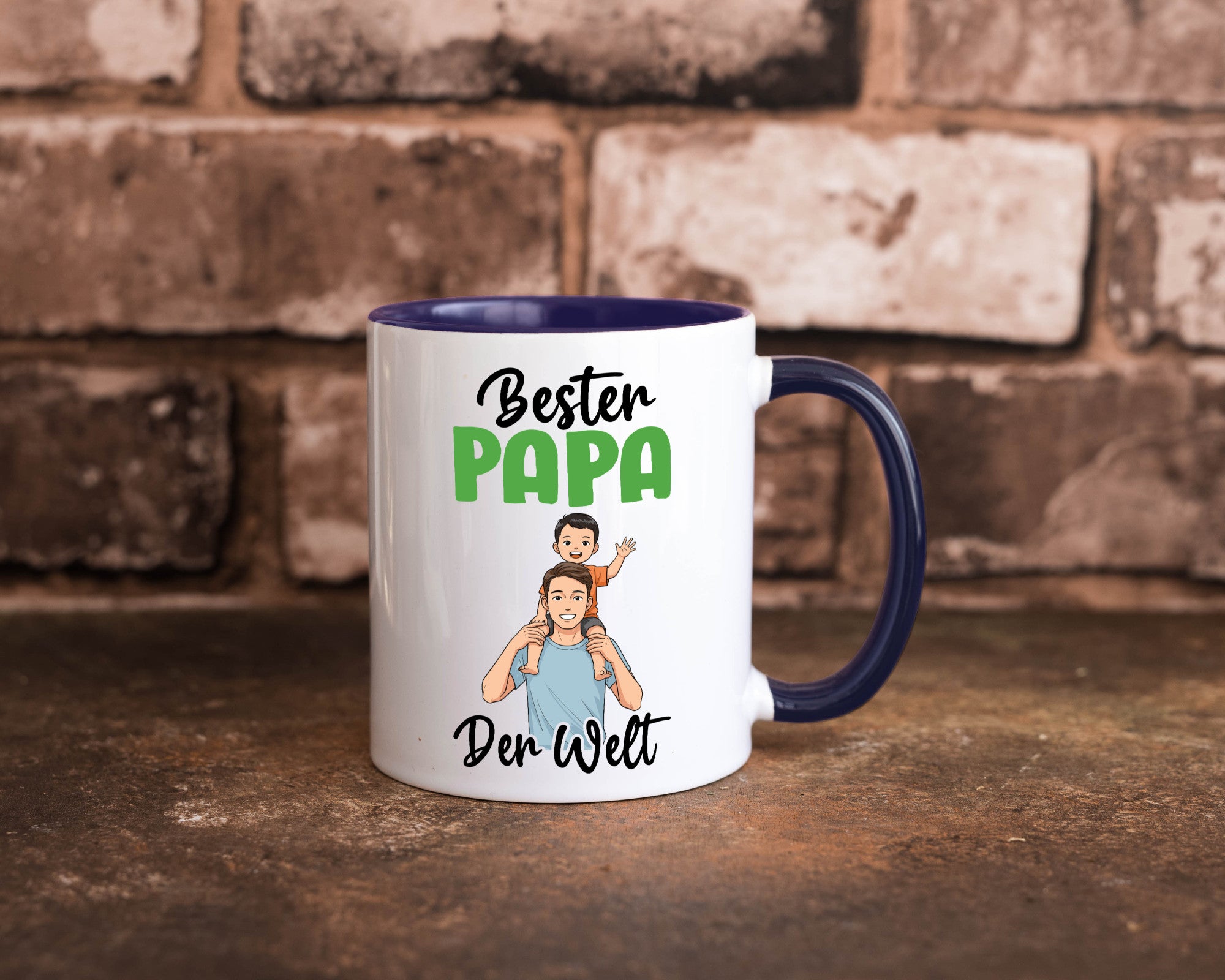 Bester Papa | Vatertag Daddy Familie lustiger Spruch Geschenk Geschenkidee Tasse