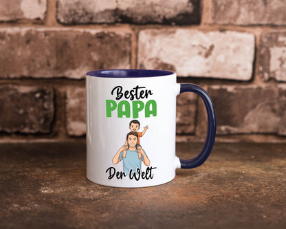 Bester Papa | Vatertag Daddy Familie lustiger Spruch Geschenk Geschenkidee Tasse