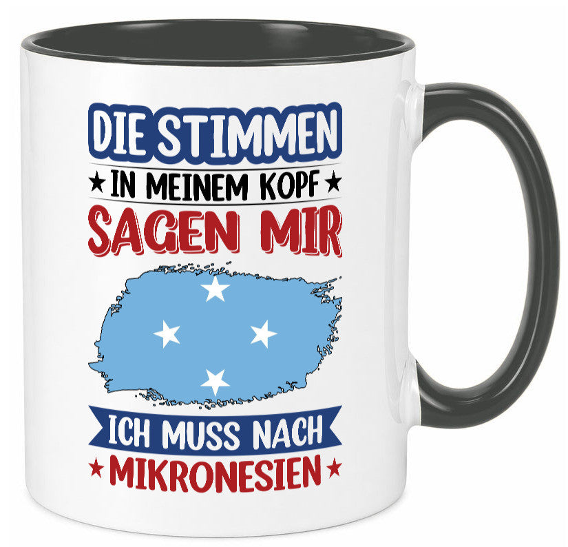 Mikronesien | Urlaub Stimmen in meinem Kopf Traumland Geschenk Humor