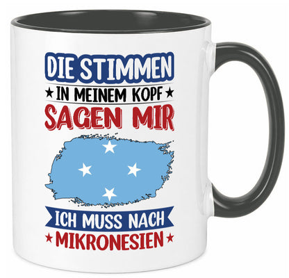 Mikronesien | Urlaub Stimmen in meinem Kopf Traumland Geschenk Humor