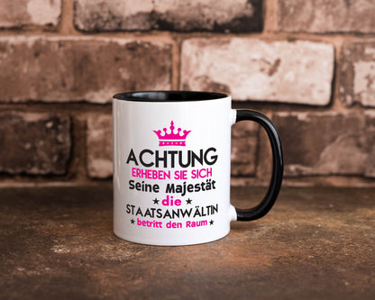 Seine Majestät Staatsanwältin | Anwältin lustiger Spruch Geschenk Humor