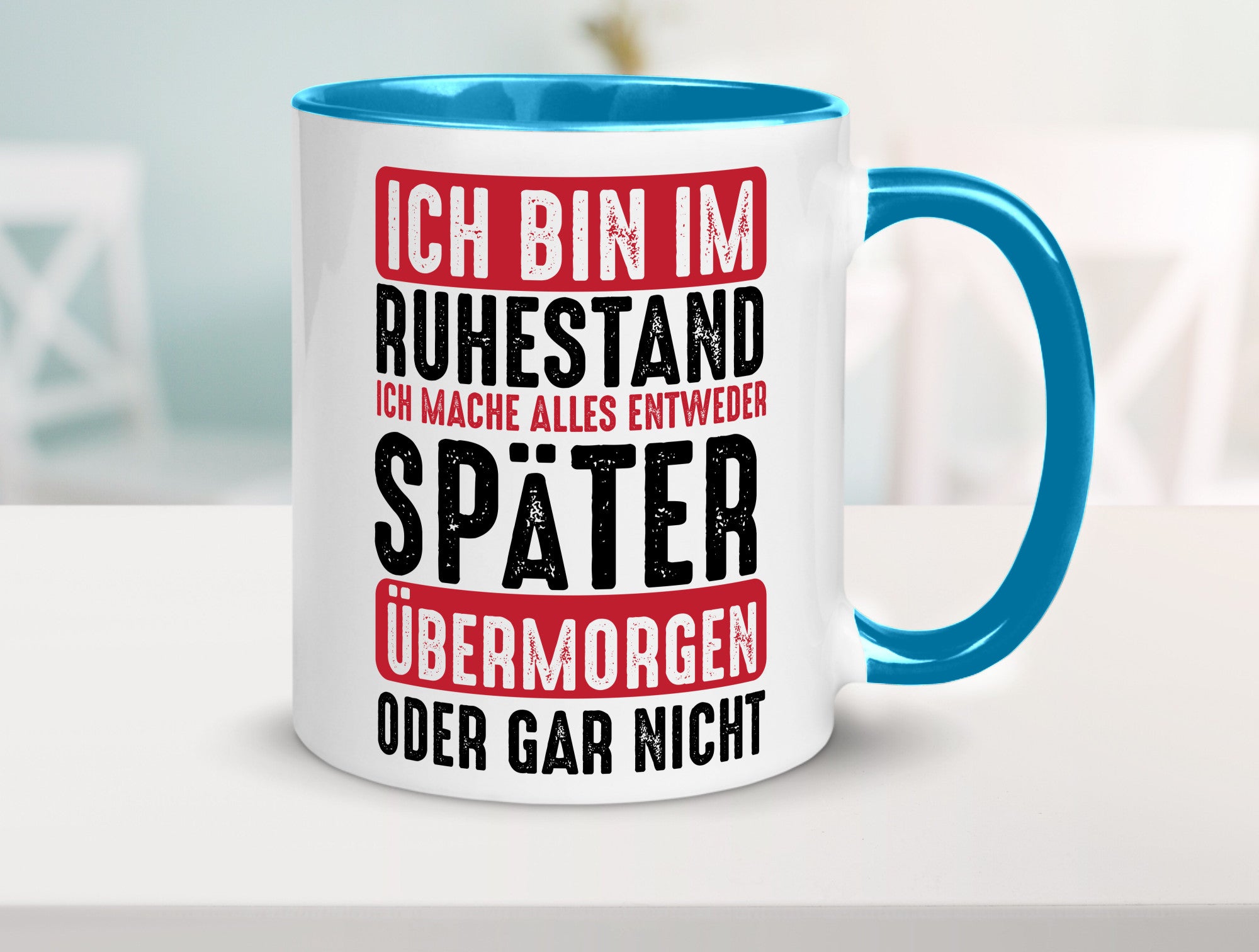 Ich mache alles später oder gar nicht | Rentner Ruhestand Geschenkidee Jubiläum