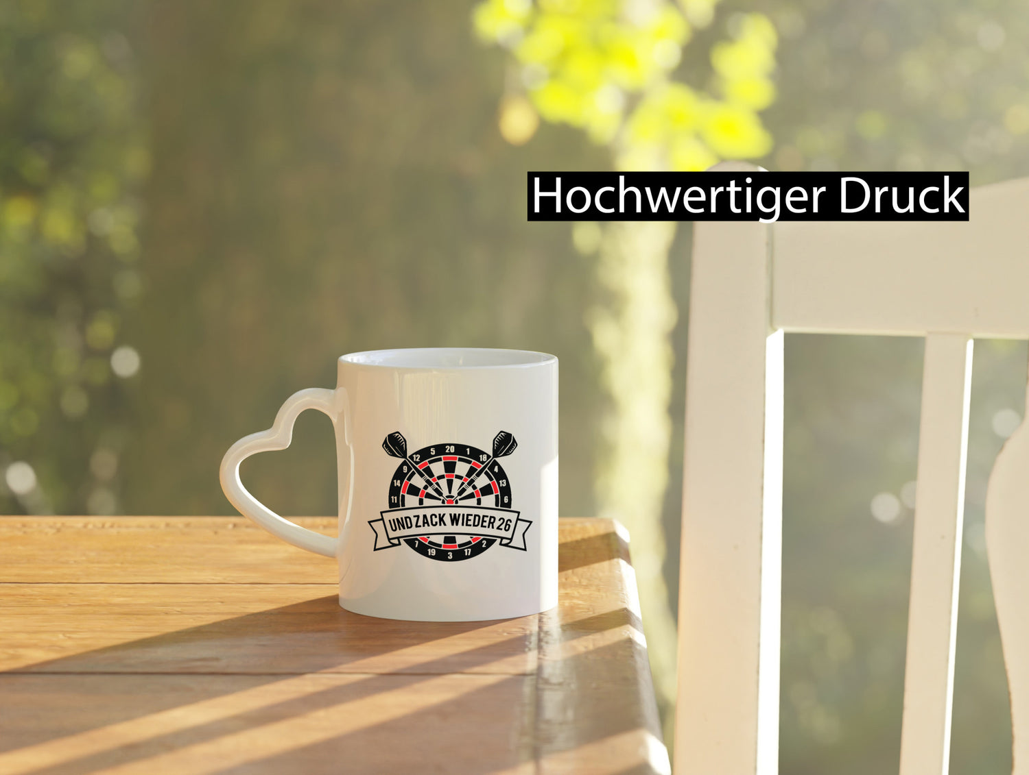 Und zack wieder 26 | Dart lustig Humor Geschenkidee Geschenk Tasse