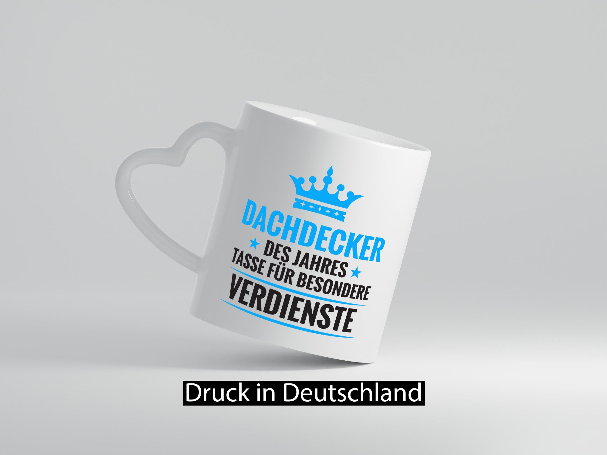 Besonderer Verdienst: Dachdecker | Dachbau Hausbau Geschenkidee Humor Tasse