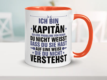 Löse Probleme: Kapitän | Schiffskapitän Schiff v2 Geschenk Humor Geschenkidee