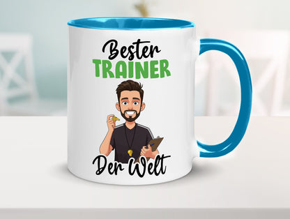 Bester Trainer | Verein Sport v2 Humor Geschenkidee Tasse