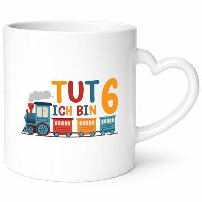6. Geburtstag | 6 Jahre Eisenbahn Zug junge lustiger Spruch Geschenk